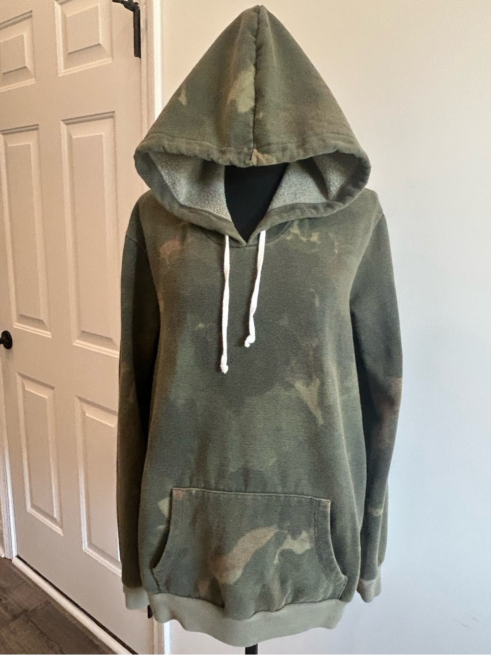 Alternative Apparel XL Unisex Camo Washed Pullover Hoodie